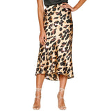 Jupe Leopard Femme Marron | Leopard Plus