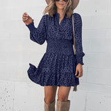 Robe Leopard Fluide Blue