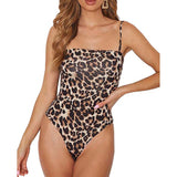 Maillot de Bain Leopard à Motif