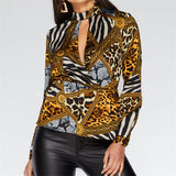 Chemisier Leopard en Tâches Discontinues | Leopard Plus