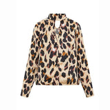 Chemisier Leopard Ras-du-Cou | Leopard Plus