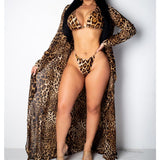 Bikini Leopard Ensemble 3 Pièces | Leopard Plus