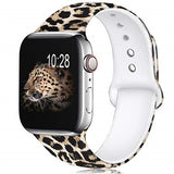 Bracelet Leopard Montre Apple Marron | Leopard Plus