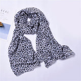 Foulard Leopard Noir et Blanc Petite Tache | Leopard Plus