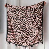 Foulard Leopard à Franges