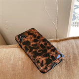 Coque Leopard Iphone Brillante
