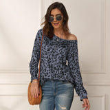 Haut Leopard Bleu | Leopard Plus