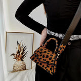 Sac Léopard en Cuir de Soirée