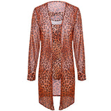 Maillot de Bain Leopard 2 Pièces avec Tunique Rouge | Leopard Plus