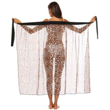 Vue de Dos Robe Leopard de Plage | Leopard Plus