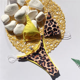Bikini Leopard Brésilien Push-up | Leopard Plus