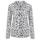 Chemisier Leopard Noir et Blanc Fleuri | Leopard Plus