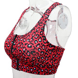 Legging Leopard Ensemble 2 Pièces Sport Rouge