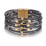 Bracelet Leopard Alliage Tube de Cuivre