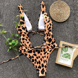 Maillot de Bain Leopard à Ficelles | Leopard Plus