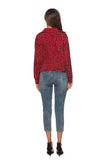 Chemisier Leopard Rouge | Leopard Plus