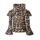 Top Leopard Noir et Blanc Modèle | Leopard Plus