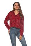 Chemisier Leopard Rouge | Leopard Plus