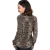 Chemisier Leopard à Longues Manches | Leopard Plus