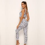 Legging Leopard Ensemble Noir & Blanc