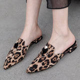 Sandales Leopard à Boucles Avant portés | Leopard Plus