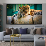 Tableau Peinture Leopard