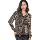 Chemisier Leopard à Longues Manches | Leopard Plus