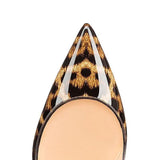 Escarpins Leopard Vernis de 10 cm | Leopard Plus