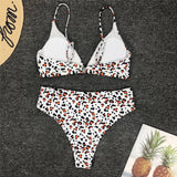 Bikini Leopard Décolleté Plongeant | Leopard Plus