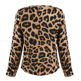 Chemisier Imprimé Leopard Col V | Leopard Plus