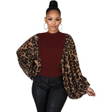 Haut Leopard à Manches Amples | Leopard Plus