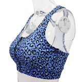 Legging Leopard Ensemble 2 Pièces Sport Bleu