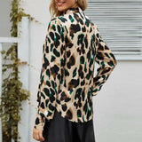 Chemisier Leopard Femme Décontracté | Leopard Plus