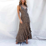 Robe Leopard Boheme de Profil | Leopard Plus