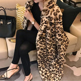 Manteau Léopard Classique Femme