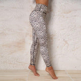 Legging Leopard Gris Profil | Leopard Plus