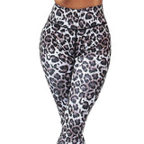 Legging Leopard Noir Jambes | Leopard Plus