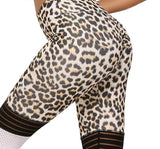 Legging Leopard à Bas Blanc Arrière | Leopard Plus