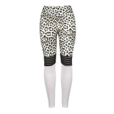 Legging Leopard à Bas Blanc Simple | Leopard Plus