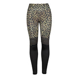 Legging Leopard à Bas Noir Simple | Leopard Plus