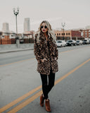 Manteau Leopard Chaud Hiver | Leopard Plus