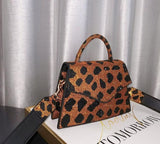 Petit Sac Léopard en Cuir de Soirée | Leopard Plus