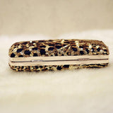 Taille Pochette Leopard à Strass de Soirée | Leopard Plus