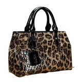Sac à Main Leopard en Cuir - London | Léopard Plus