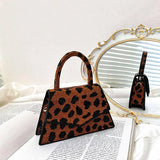 Sac Léopard en Cuir de Soirée élégant | Leopard Plus