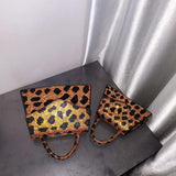 Sac Léopard en Cuir de Soirée