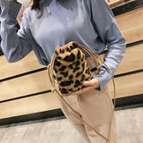 Sac Leopard en Peluche Porté à la Main | Leopard Plus