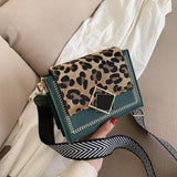 Sac à Main Leopard - Mini Pochette - Vert | Leopard Plus