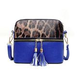 Sac à Main Leopard Bicolore - Bleu | Leopard Plus