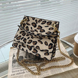 Sac à Main Leopard Carré Beige | Leopard Plus
